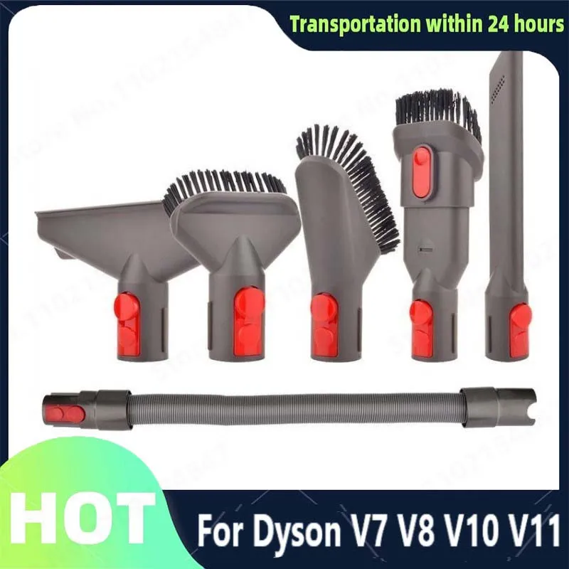

For Dust Brush Suction Head Parts for Dyson V8 V7 V10 V11 Robot Vacuum Cleaner Accessories Replacement Connector Hose Kit
