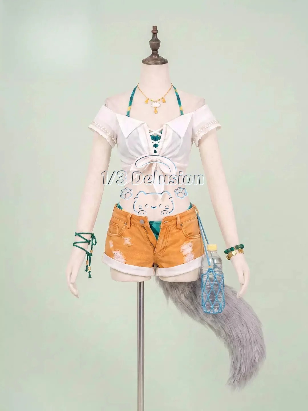 Фото Серия аниме-игр: Uma Musume Pretty Derby Seiun Sky Косплей-костюм для женщин, летний купальник, наряд 1/3Delusion №1