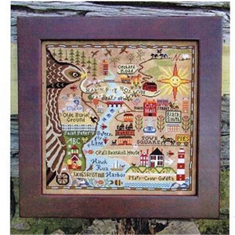 

ZZ5416 Cross Stitch Kits Cross-stitch Kit embroidery Threads for embroidery Set Christmas Crafts for adults Embroidery needles