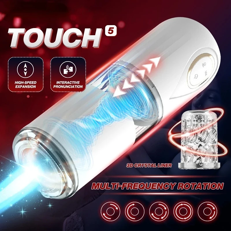 Автоматический минет мастурбатор мужской Телескопический роторный вагинальный