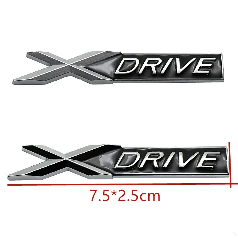 Наклейка на кузов автомобиля X DRIVE S E Эмблема для BMW X1 X3 X5 E39 E46 E60 E90 F10 F30