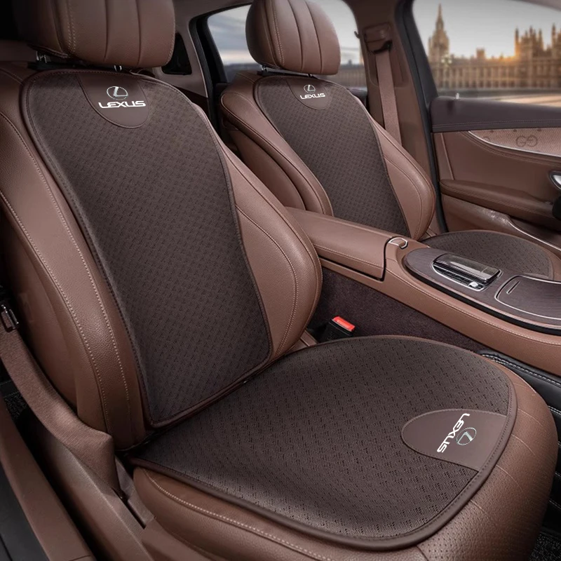 Чехлы для сидений Автомобильные из ледяного шелка Интерьерная подушка Lexus F SPORT ES