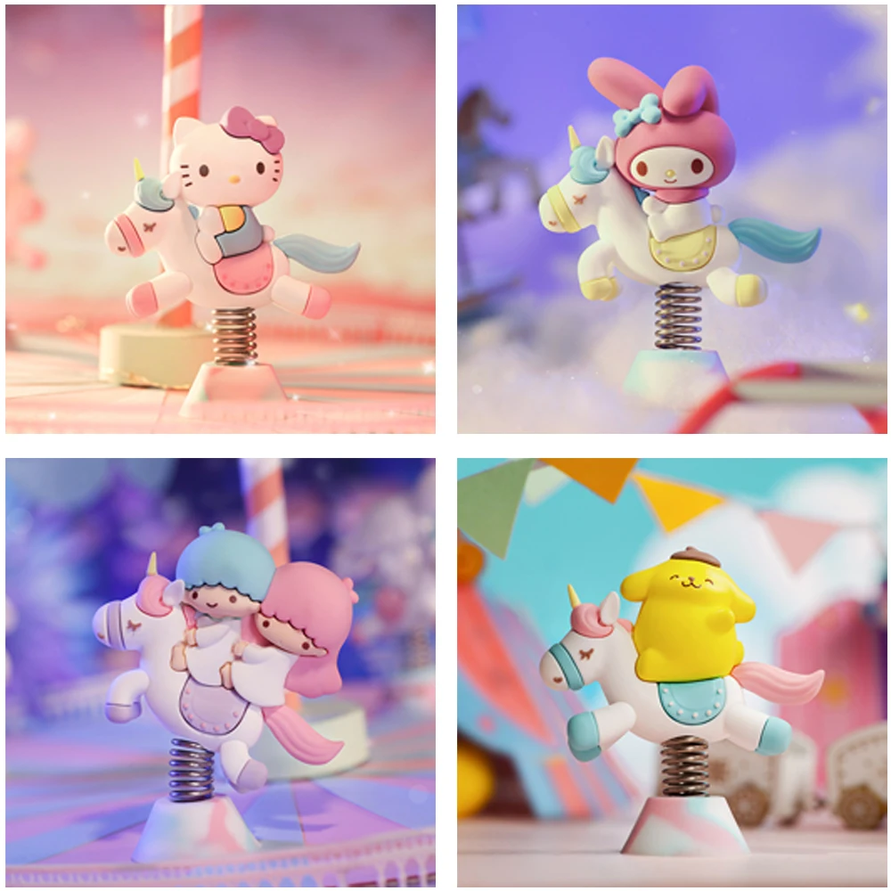 

Sanrio Blind Box Toys Hello Kitty My Melody Kawaii Anime Figures Doll Cute Cartoon Toy for Girls Decor Birthday Christmas Gift