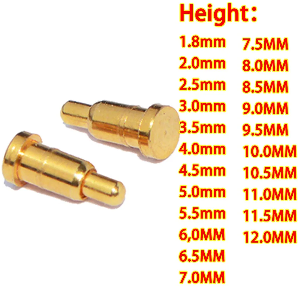 Купи 5pcs/lot High Current Spring Loaded Pogo Pin Male Female Connector Power Heavy Current Battery Connector POGOPIN Header Charge за 36 рублей в магазине AliExpress