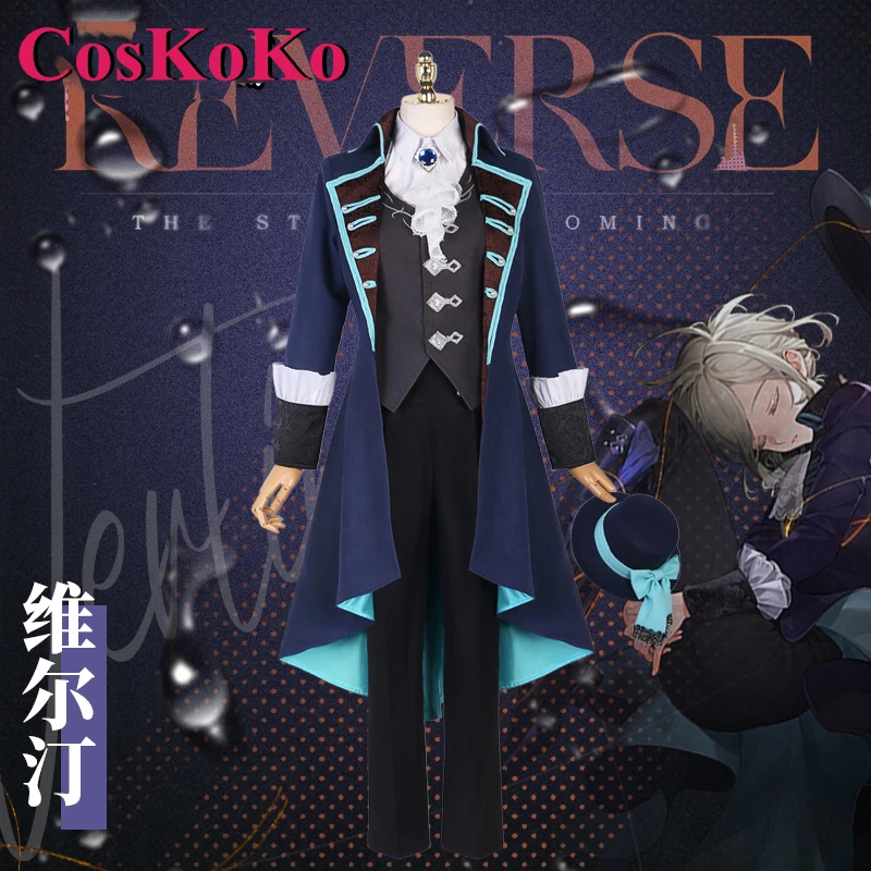 

CosKoKo Vertin Косплей Аниме игры Reverse:1999 костюм милая модная Униформа полный комплект для женщин Хэллоуин