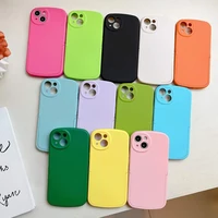 simple pure color candy color liquid tpu stand holder phone case cover for iphone 11 12 13 pro max xr xs max x 13 pro cases