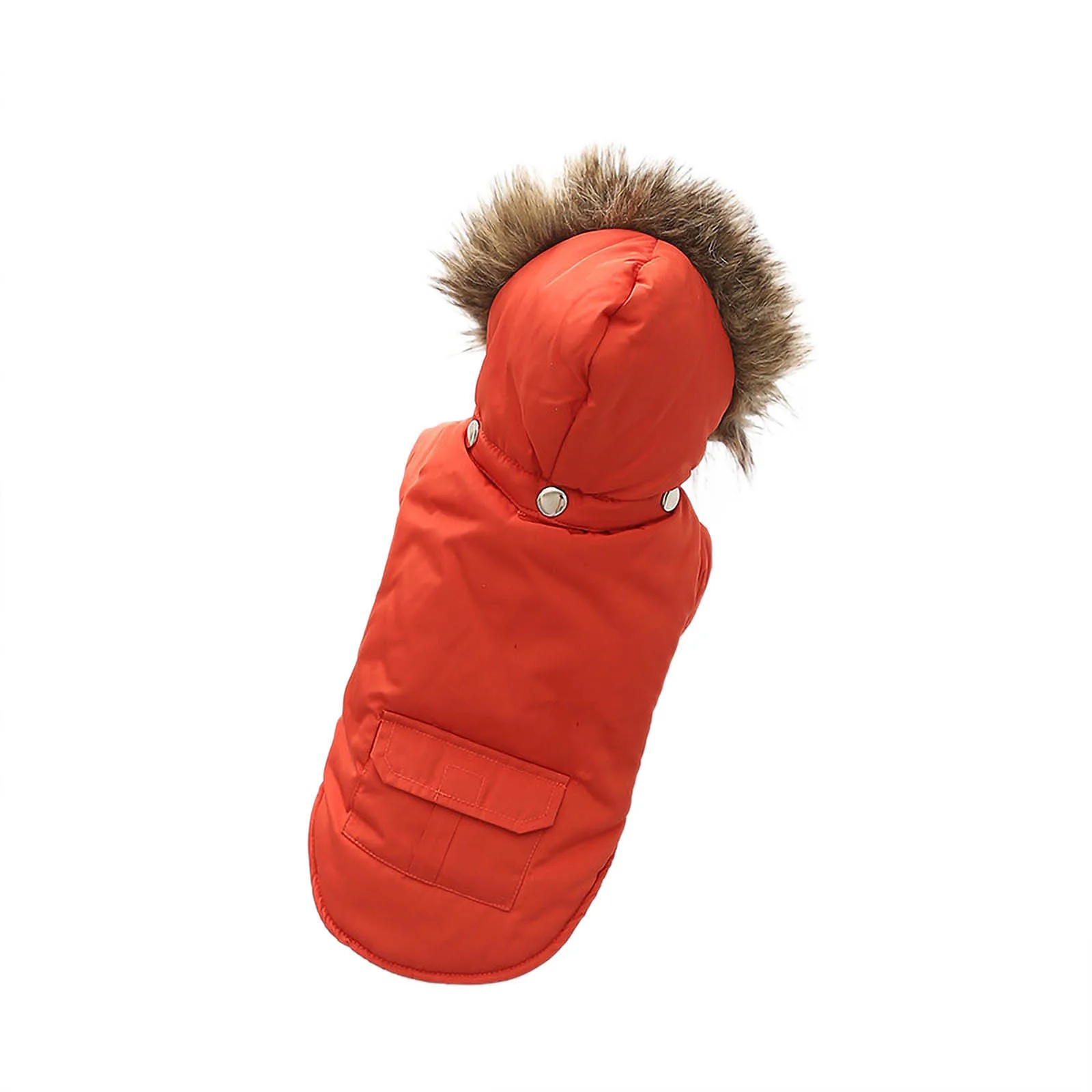 

Dog Hat Pet Warm Cotton Hat Down Fashion Clothes Coat Wearing One-Piece Pet clothes