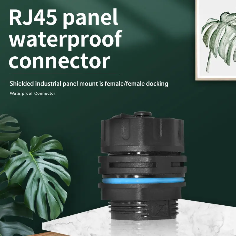 Фото Сетевой разъем YXY Rj45 lP68 для крепления на панели Ethernet, двойной размер M20/M23CAT5E/CAT6/CAT6A, водонепроницаемый проводной разъем №2