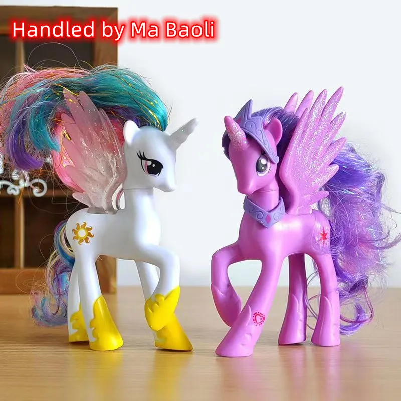 

Special 16 14cm pony universe rainbow princess handmade toy model ornaments doll girl birthday gift cartoon toy girl