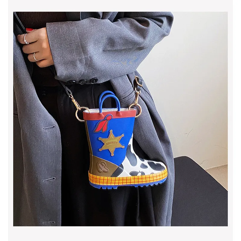 Сумка на плечо в лесном стиле мягкая дождевая обувь забавные дизайнерские