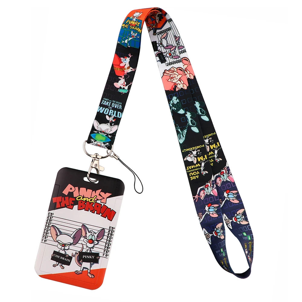 

Cute Cartoon Anime Lanyards Keys Chain ID Credit Card Cover Pass Mobile Phone Charm Neck Straps Badge Holder Accessories Gifts