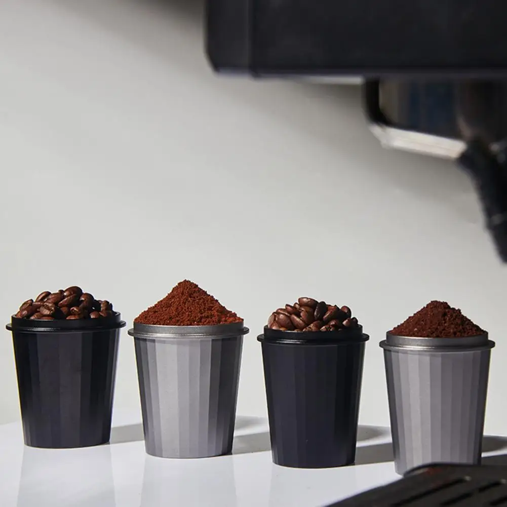 

Durable Portafilter Dosing Cup Solid Construction Aviation Aluminum Coffee Powder Cup Coffee Powder Mug