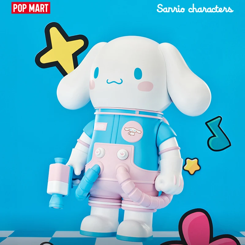 Фото POPMART MEGA SPACE MOLLY 400% персонажи Sanrio, серия слепая коробка, сумка для догадок, оригинальные игрушки, кукла, милые аниме-фигурки, украшения, подарок №3