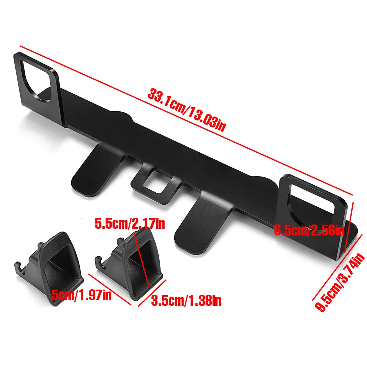 Black Car Seat ISOFIX Latch Connector Interfaces Bracket For Child Safety Seat New Seat Belt Buckle Bracket Guide Stand Holder