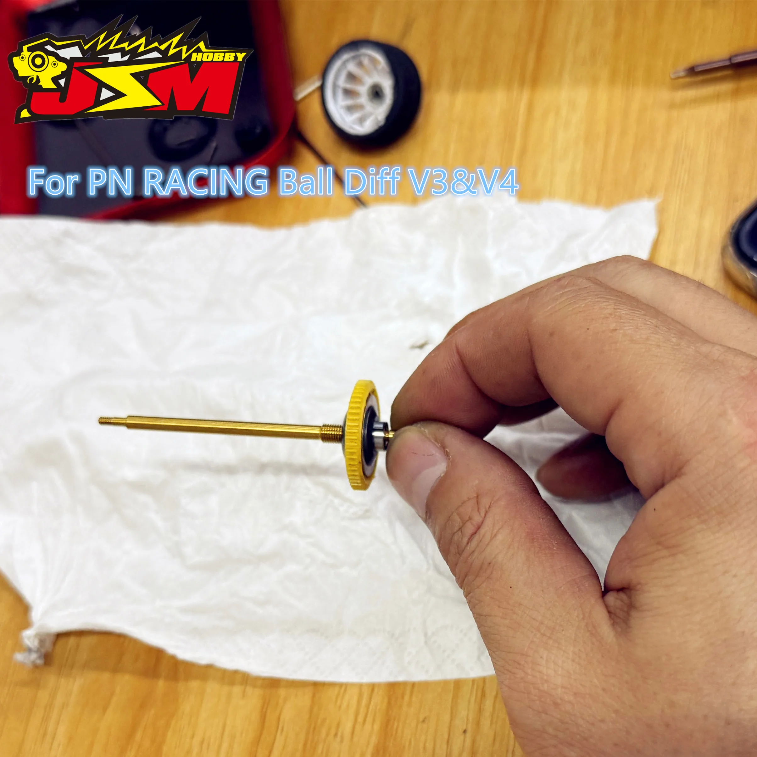 Фото Титановый шариковый дифференциальный вал для MINI Z MR03&04 GL RACING GT/GLR PN RACING NEXX RACING, стандартная длина №3