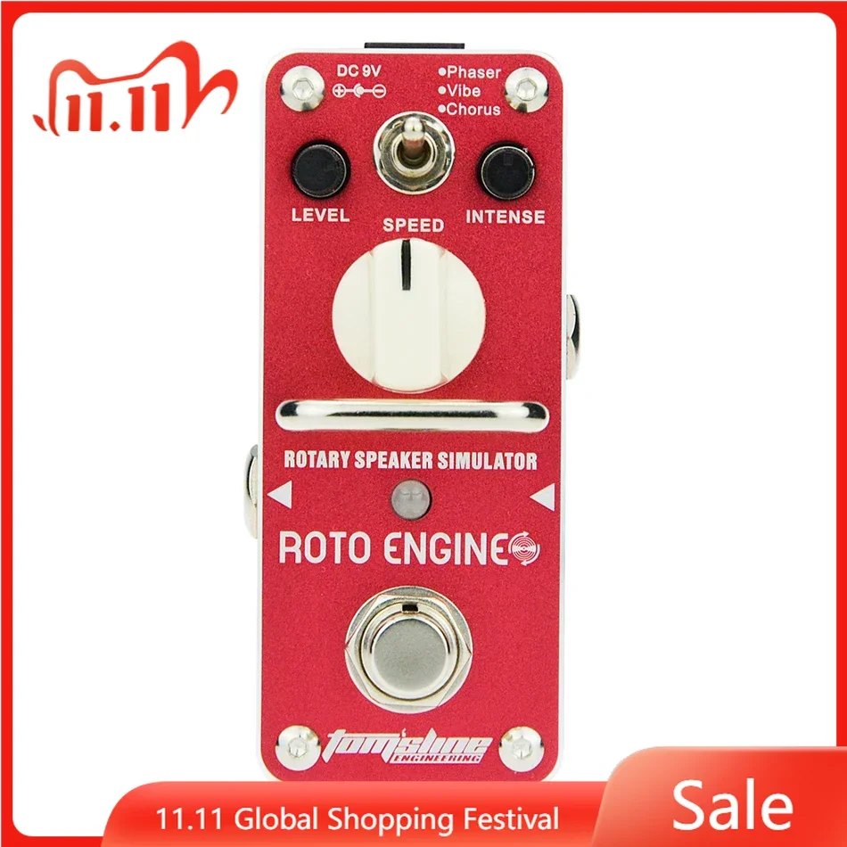 

AROMA ARE-3 Tom'sline ROTO ENGINE Rotary Speaker Simulator Mini Digital Effect Pedal True Bypass Guitar Parts & Accessories