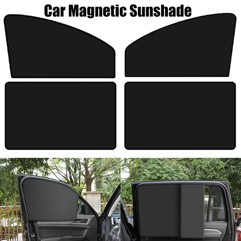 

Magnetic Car Sunshade UV Protection Car Curtains Sun Shield Cover Double Sides car Window Sunshade Protector Window Film Cover