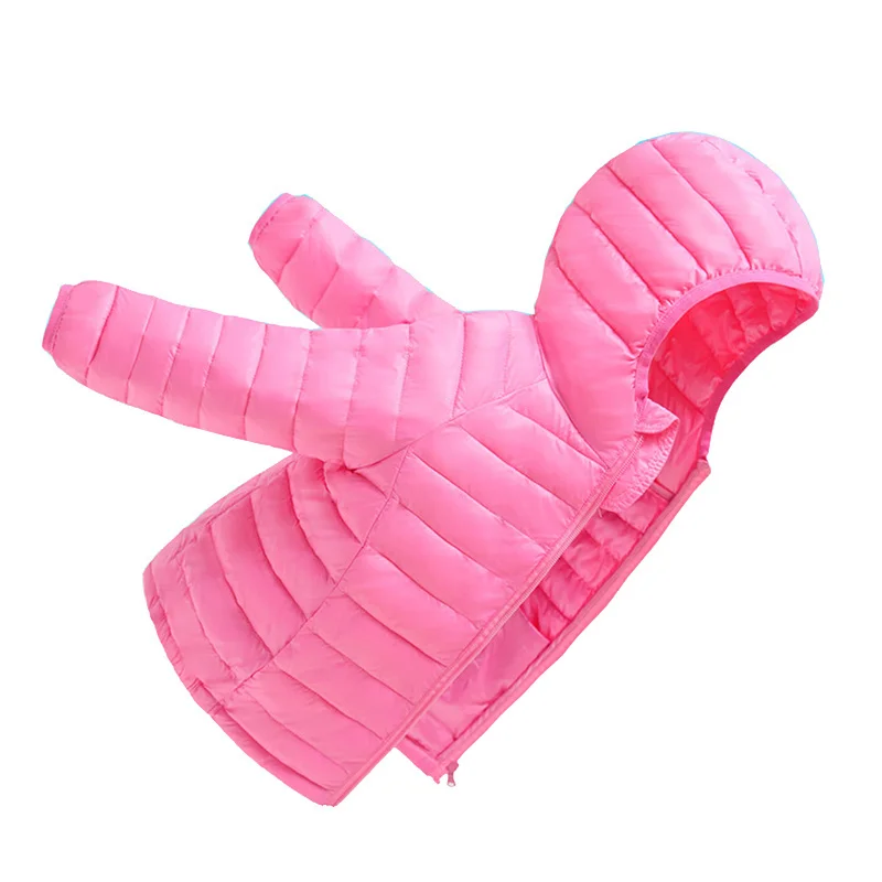 3-10T Autumn Winter Warm Duck Down Jackets For Kids Girls Boys Children Clothes Candy Casual Lightwear Coats Toddler Outerwear