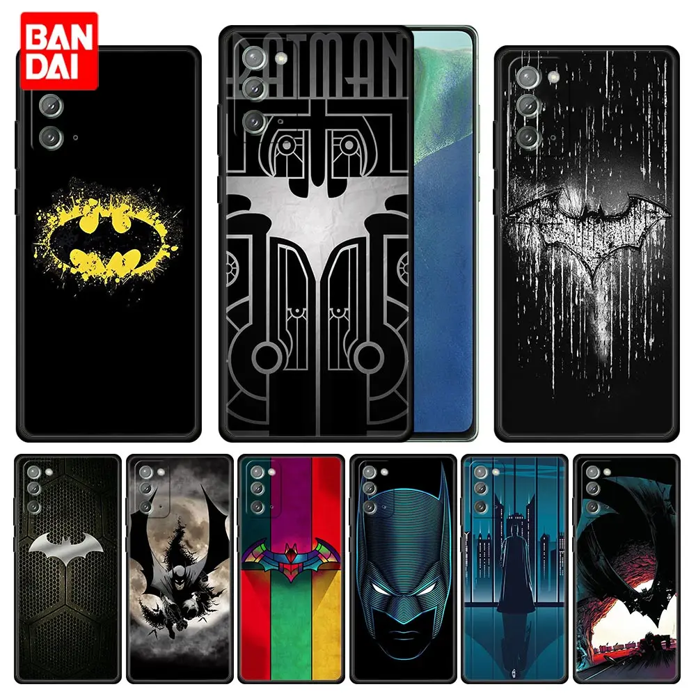 

Cover Case for Samsung Galaxy Note 20 10 9 8 S21 S20 FE Plus Ultra Lite 4G 5G Casing Capa Official Fashion Batman Superhero