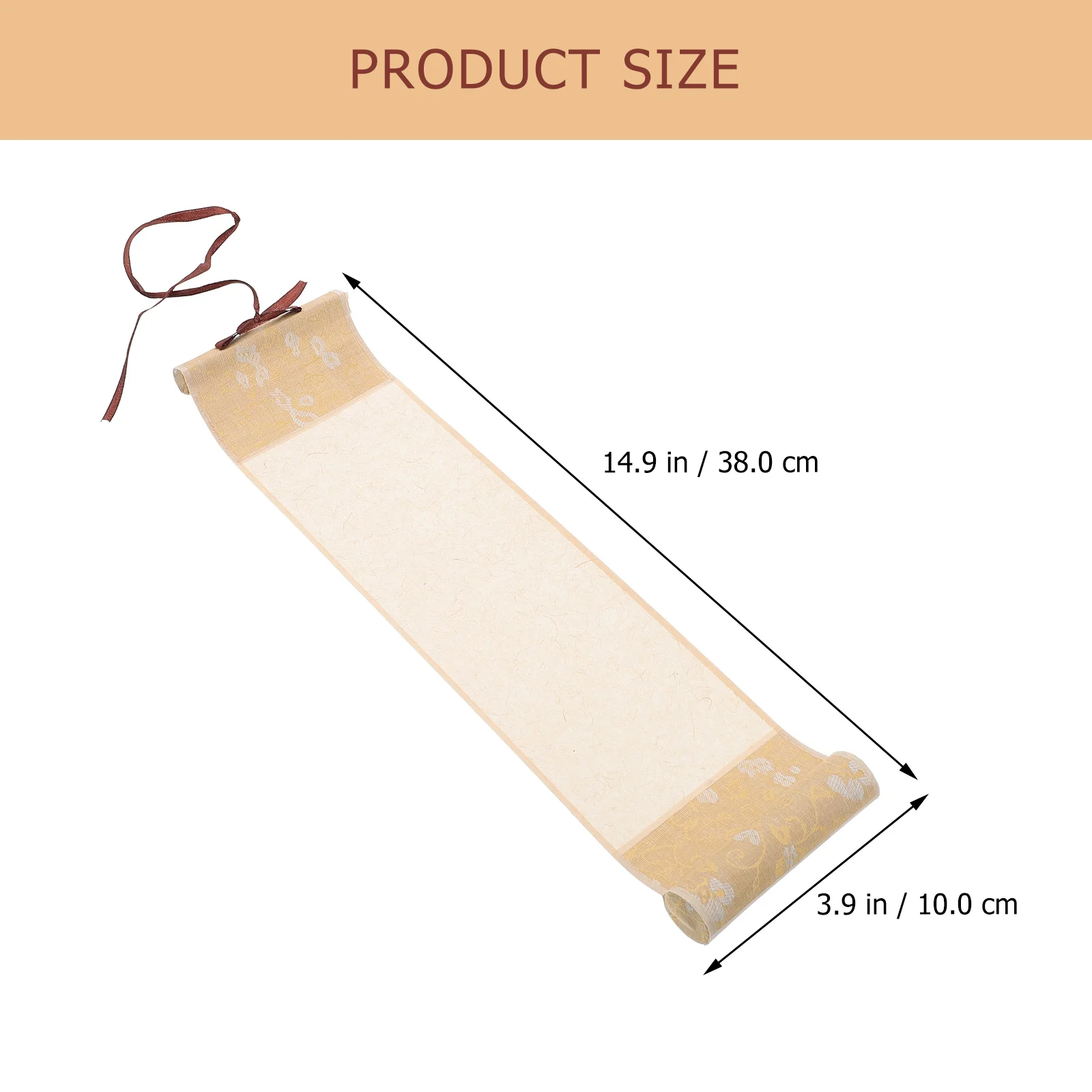 Blank Rice Paper Scroll Office Decor Parchment for Writing The Fabric Home Calligraphy