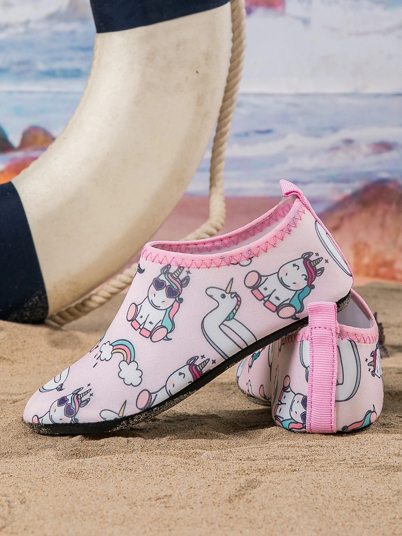 Повседневные модные удобные летние новые розовые плавательные ботинки для