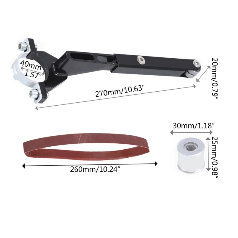 Насадка для ленточной шлифовальной машины адаптер угловой модифицированная