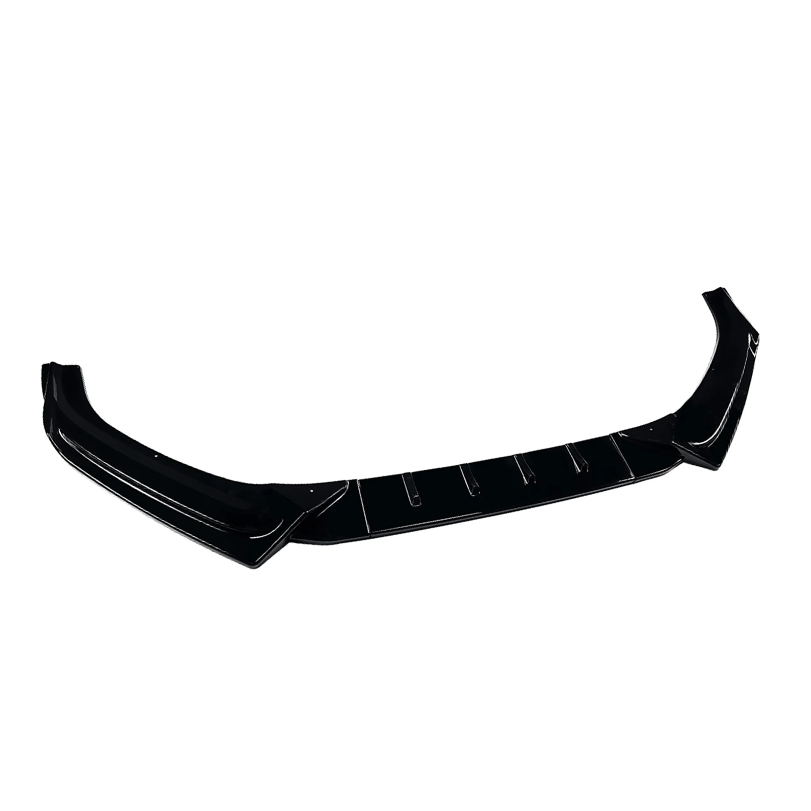 

Спойлер на передний бампер для Audi A4 B9 Sline 2017-2019, глянцевый черный/углеродное волокно, нижний сплиттер, защита лезвия, комплект кузова