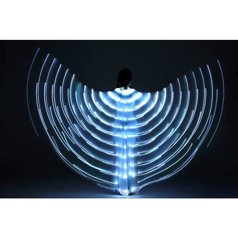 Светодиодные светящиеся крылья Qu Anchen танцевальные флуоресцентный реквизит для