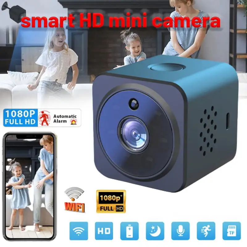 

Беспроводная мини-камера ночного видения AS02, 1080P, поддержка Sd-карты