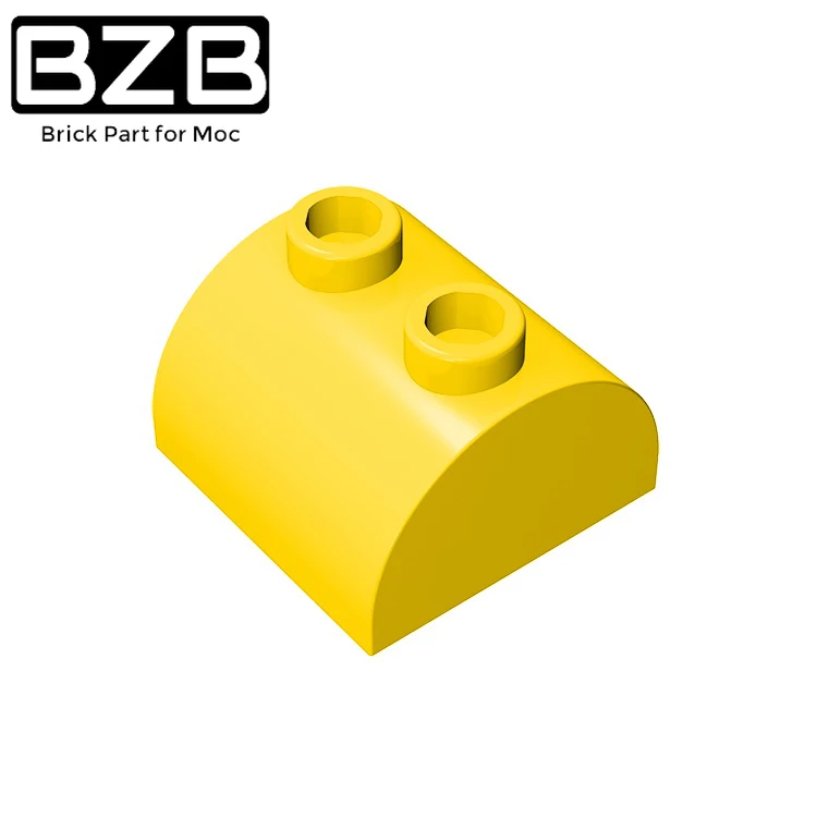 Конструктор MOC изогнутый 2x2x1 с 2 шпильками | Игрушки и хобби