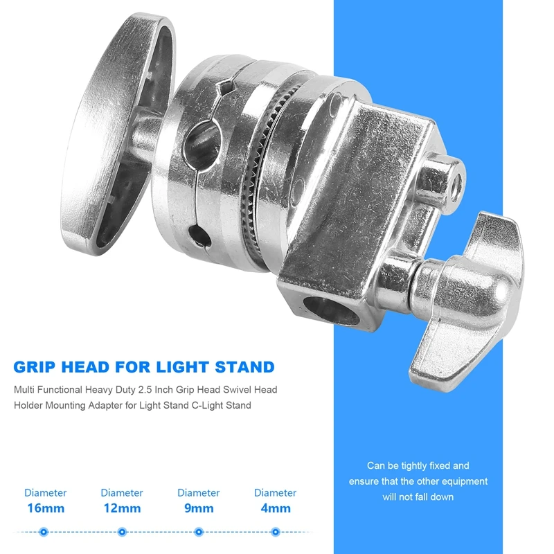 Многофункциональный сверхмощный 2 5 дюймовый держатель для головки с поворотной