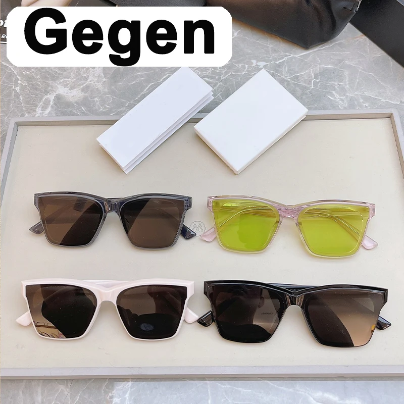 

Gegen GENTLE YUUMI Women's Sunglasses For Man Glasses Vintage Luxury Brand Goods Designer Summer Uv400 Trendy Monst Korean