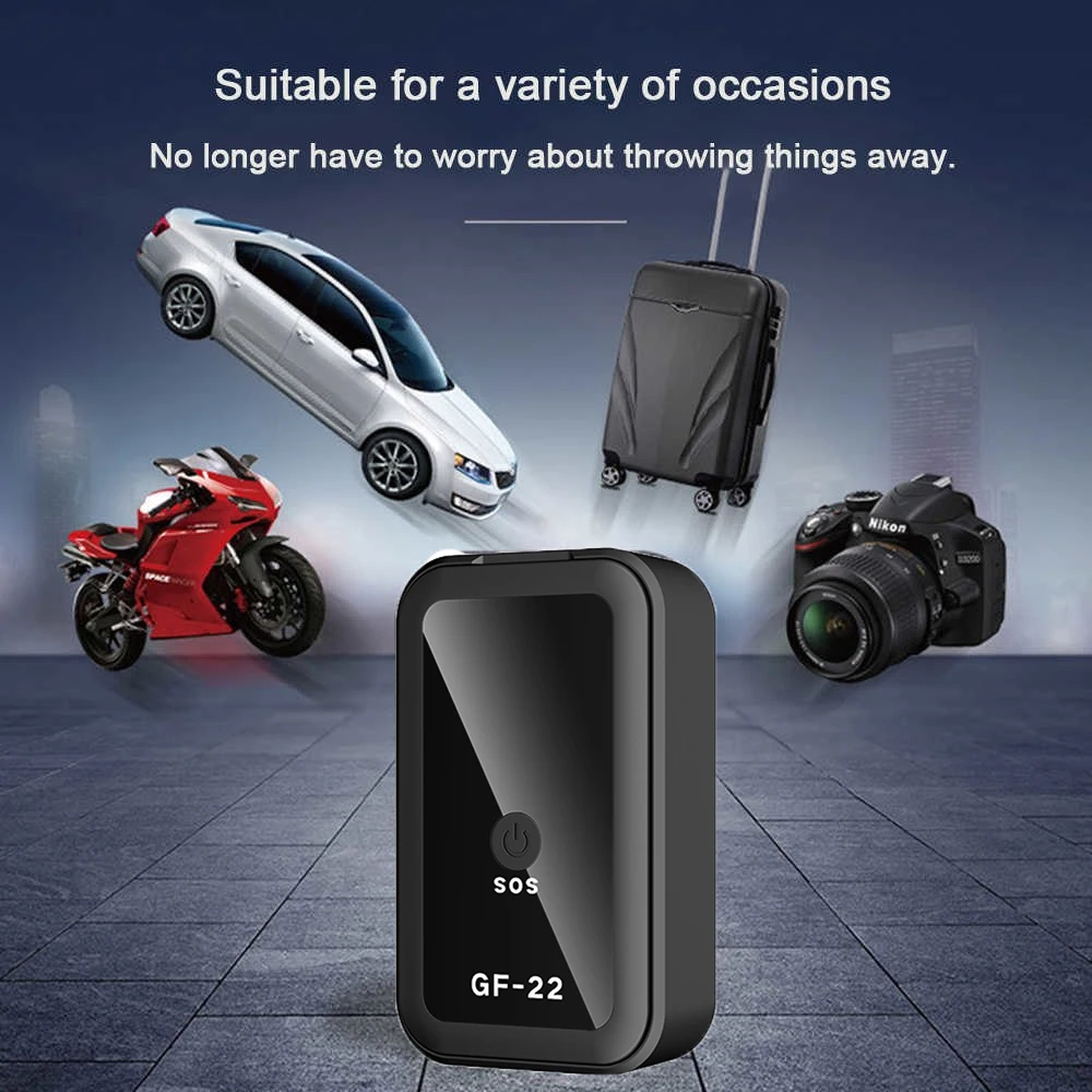 Sherway NEW GF22 Mini Personal Portable GPS Locator Anti-loss Automatic Alarm Motorcycle GPS Car Anti-loss Precision Locator enlarge