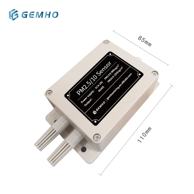 Waterproof Air Quality Monitor pm2.5 pm10 Outdoor Wall-Mounted Meter Sensor