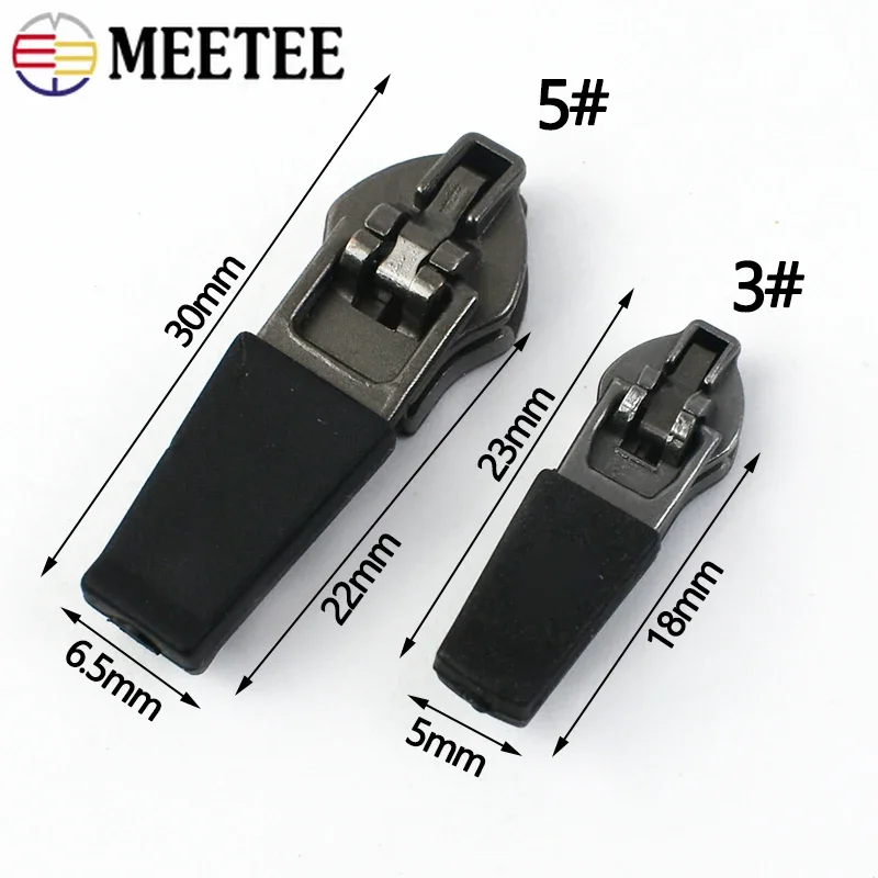 Водонепроницаемый нейлоновый слайдер Meetee 3 10/20/30/50 шт