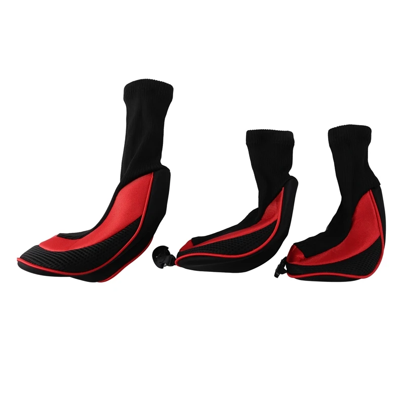 

3Pcs/Pack Long Neck Golf Hybrid Club Head Covers Interchangeable(1 3 5 )