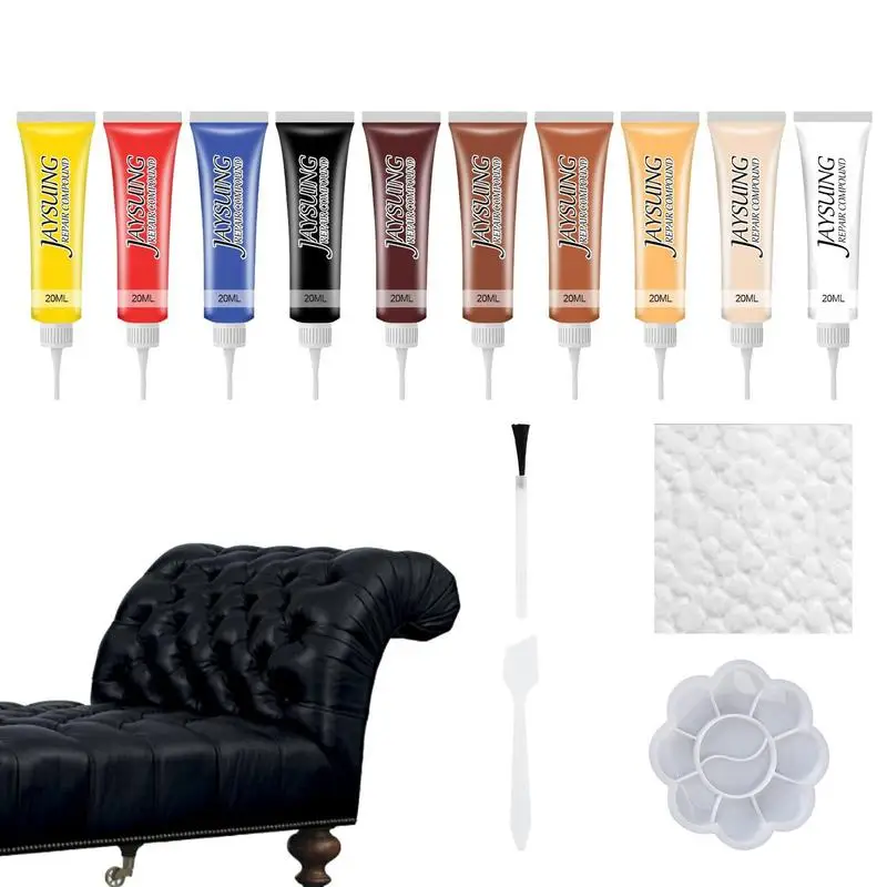 

Leather Repair Kit For Car Seat 20 Ml Leather And Vinyl Repair Kit Leather Dye For Car Seat Vinyl Repair Kit For Furniture