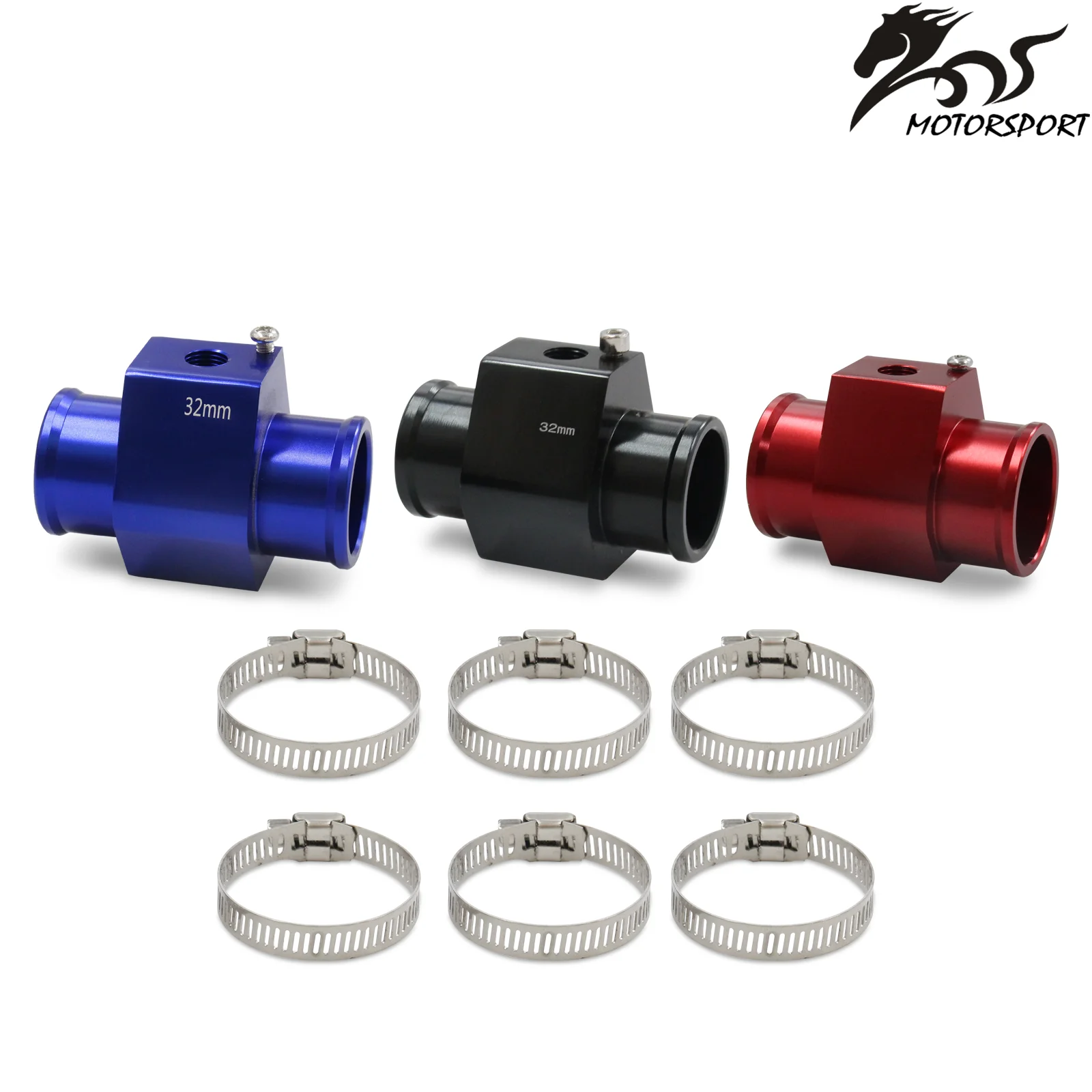 

Датчик температуры воды для мотоцикла, соединительная труба, датчик радиатора, адаптер для шланга, датчик температуры, внешний диаметр 32 мм