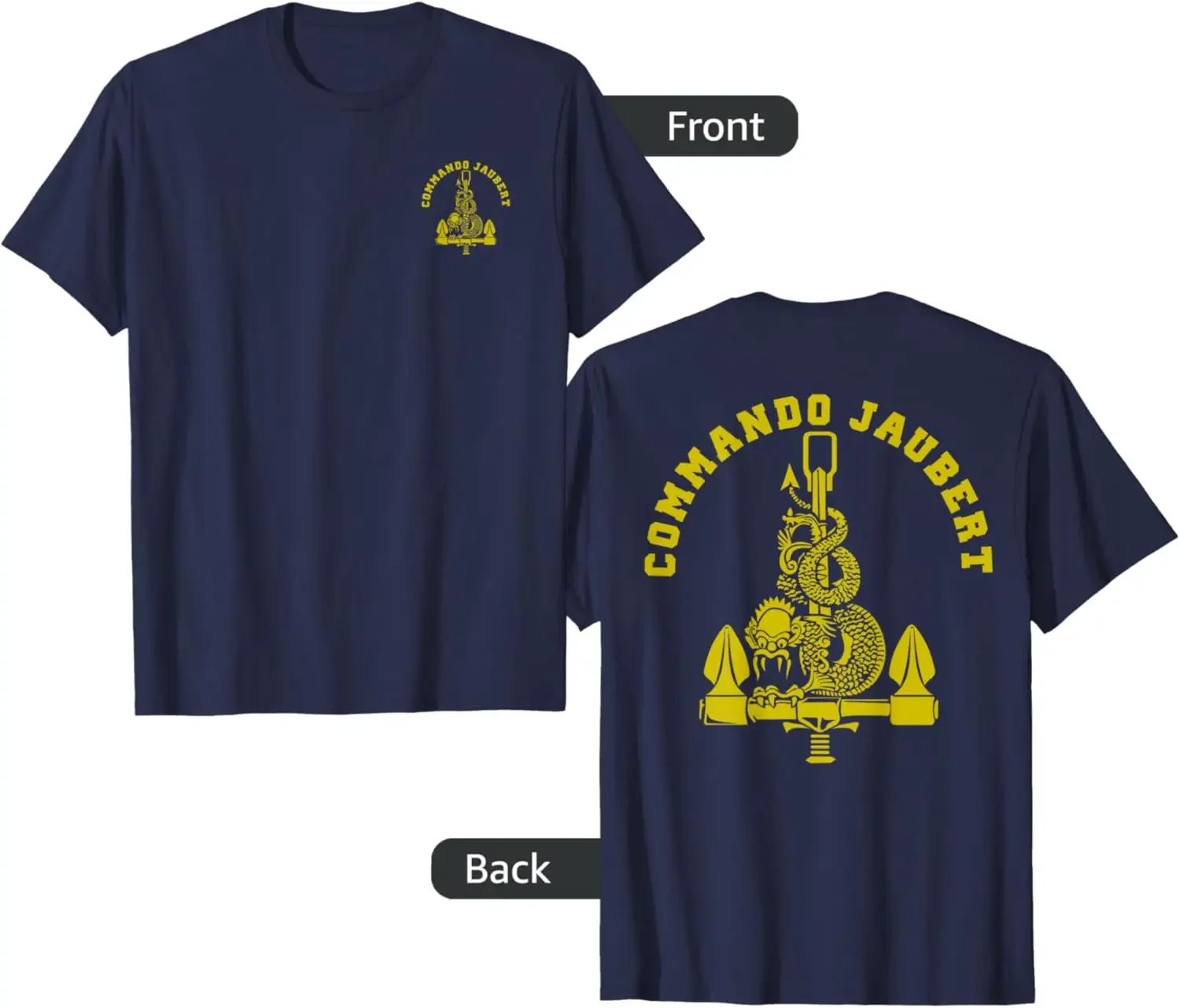 Футболка French Combat Diver Frogmen Commando Jaubert с коротким рукавом повседневная рубашка из 100%