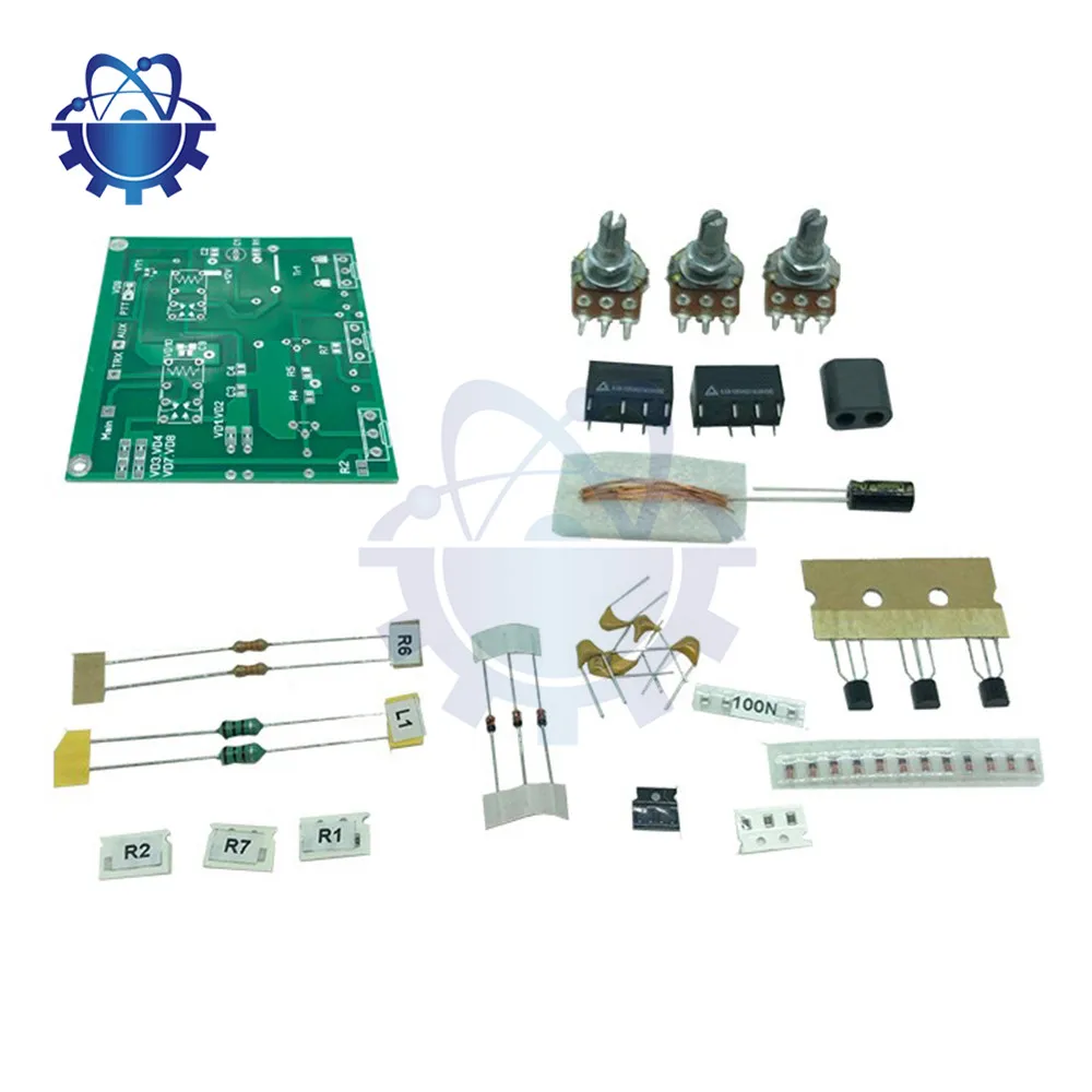 

QRM Eliminator Band X-Phase 1-30 MHz Bands QRM FAdjustable Signal Canceller Knob Built In PTT Control QRM DIY Kit