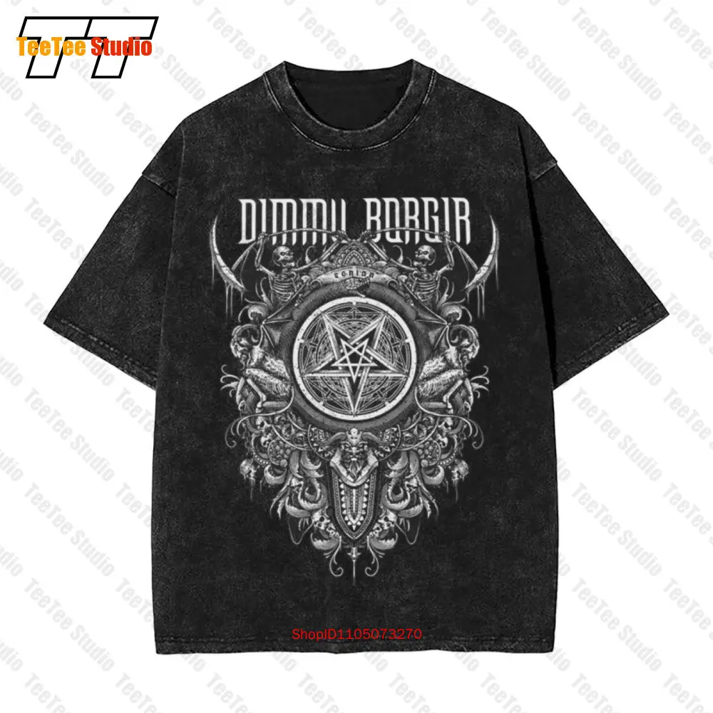 Фото Винтажная футболка большого размера Dimmu Borgir США 86Y7 №1