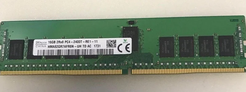 

RAM 16G 2RX8 PC4-2400T-RE1-11Memory HMA82GR7AFR8N-UH RDIMM
