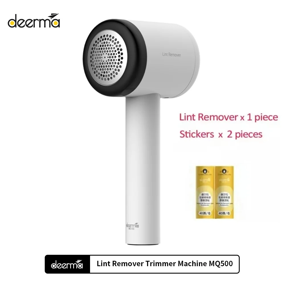 

New Deerma Portable Lint Remover Hair Ball Trimmer Sweater Remover 7500r/min Motor Trimmer Concealed sticky Hair Tube DEM-MQ500