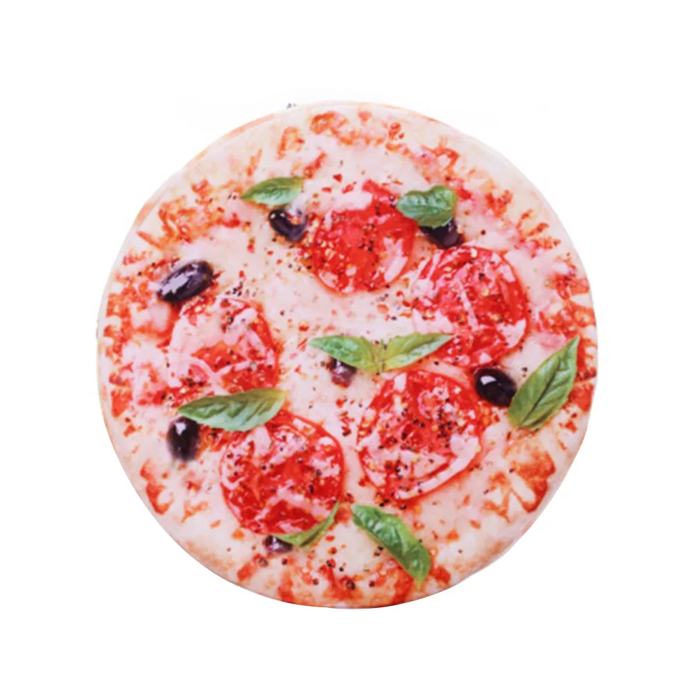 

Имитация пиццы плюшевая подушка круглая мягкая Подушка на молнии для домашнего дивана