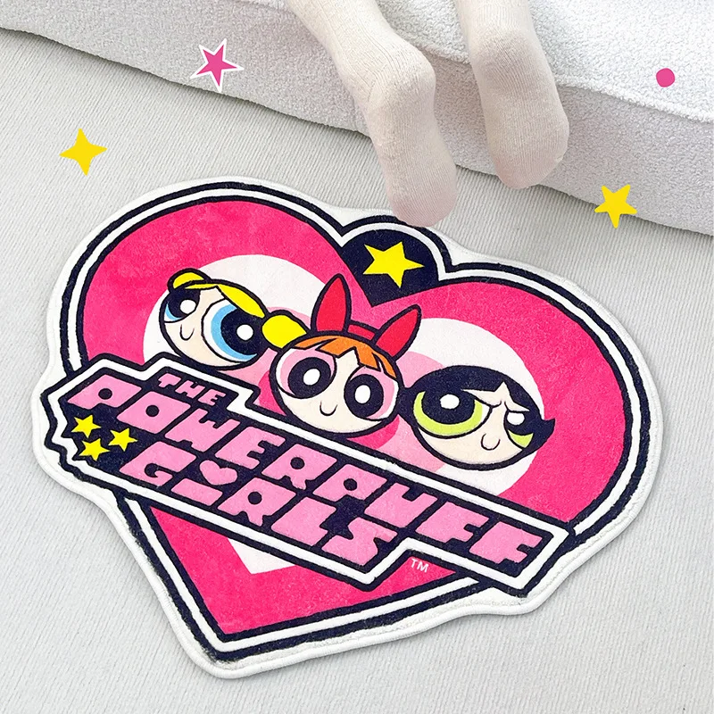 Напольный коврик в форме сердца для девочек милый Декоративный гостиной и