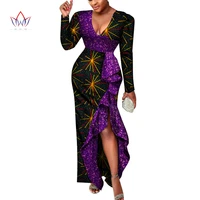 african wedding dresses for women sequins summer africa clothing long robe full sleeve fashion ankara dress for lady wy8438