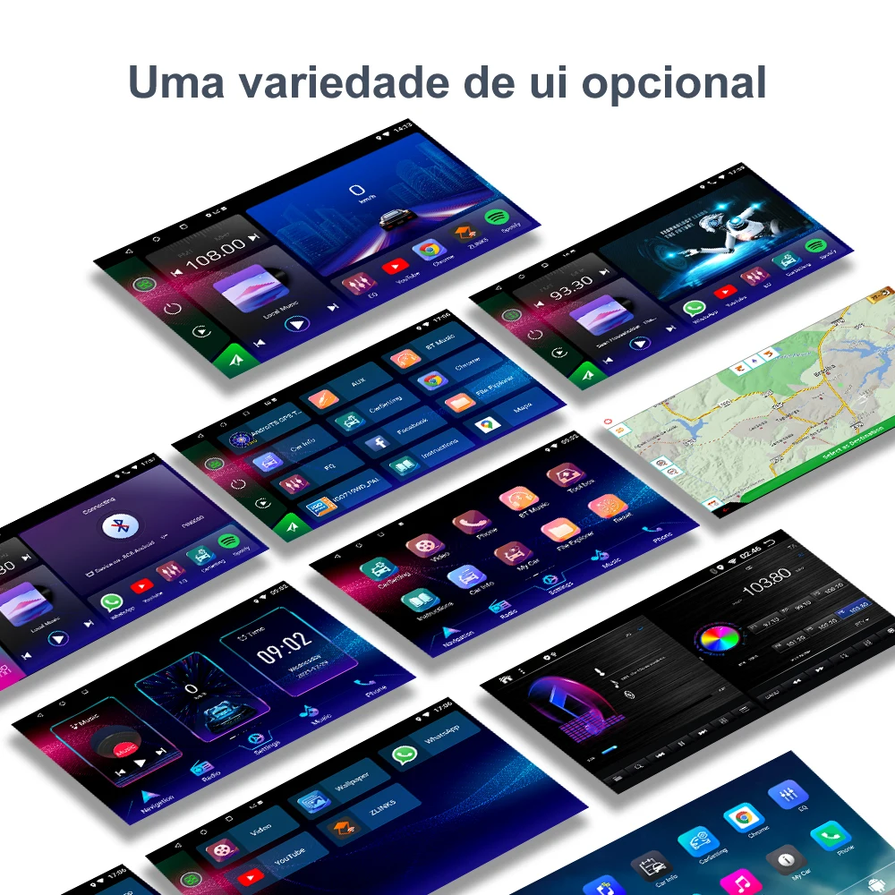 Автомобильный стерео-проигрыватель 1 din 7/9/10 дюймов Android автомобильный