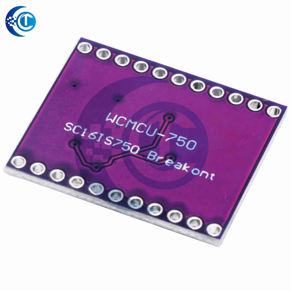 Фото 2.5v/3.3v SC16IS750 CJMCU-750 с одним интерфейсом UART IIC I2C и интерфейсом I2C-Bus/SPI для промышленных модулей управления, программируемый порт ввода-вывода №2