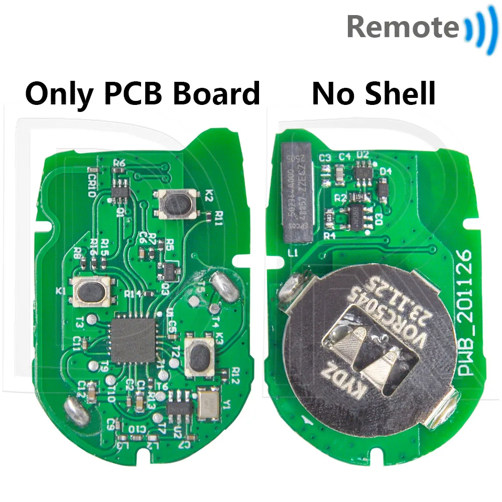 

Отличный 6C1T-15K601-AG 4D63 чип 433 МГц KYDZ печатная плата FO21 синий/черный лезвие автомобильный дистанционный ключ для Ford Transit WM VM 2006-2014