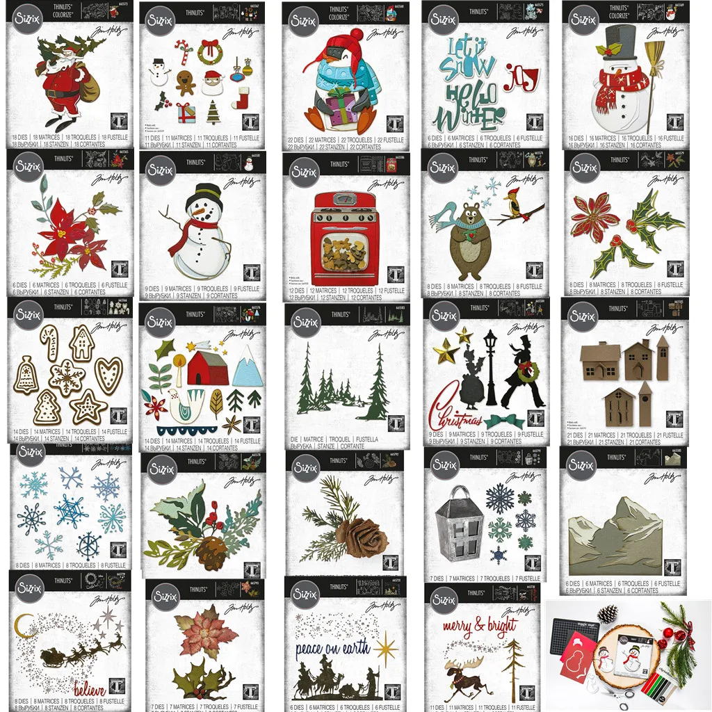 

2022 New Christmas Snowman Metal Cutting Dies Scrapbooking Paper Craft Decoration Embossing Handmade Template Greeting Card